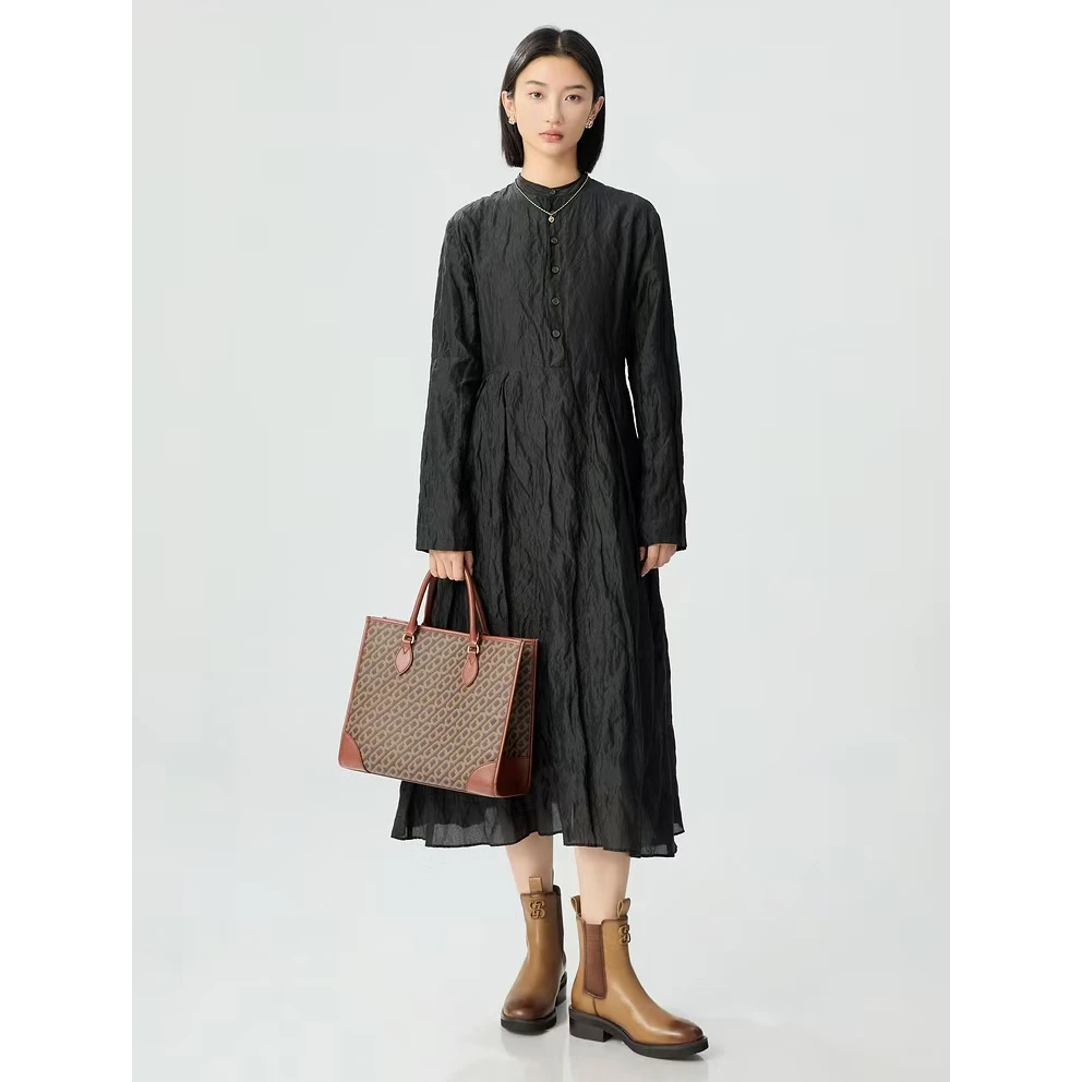 深呼吸新款牛皮简约一脚蹬切尔西短靴时尚ax15233