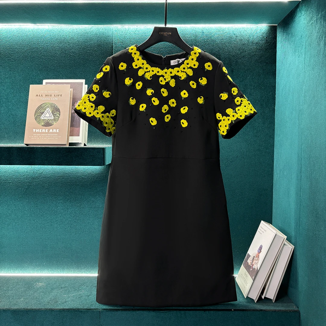 283【CENFUN】时尚百搭气质显瘦高级好看温柔连衣裙E021113