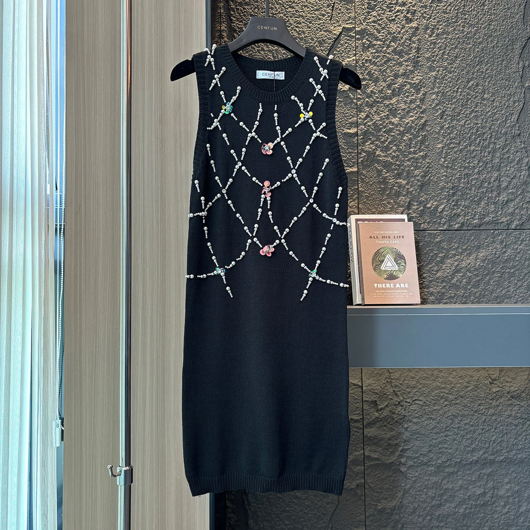 【CENFUN】*182 RW气质钉珠亮片网红时尚连衣裙E20167