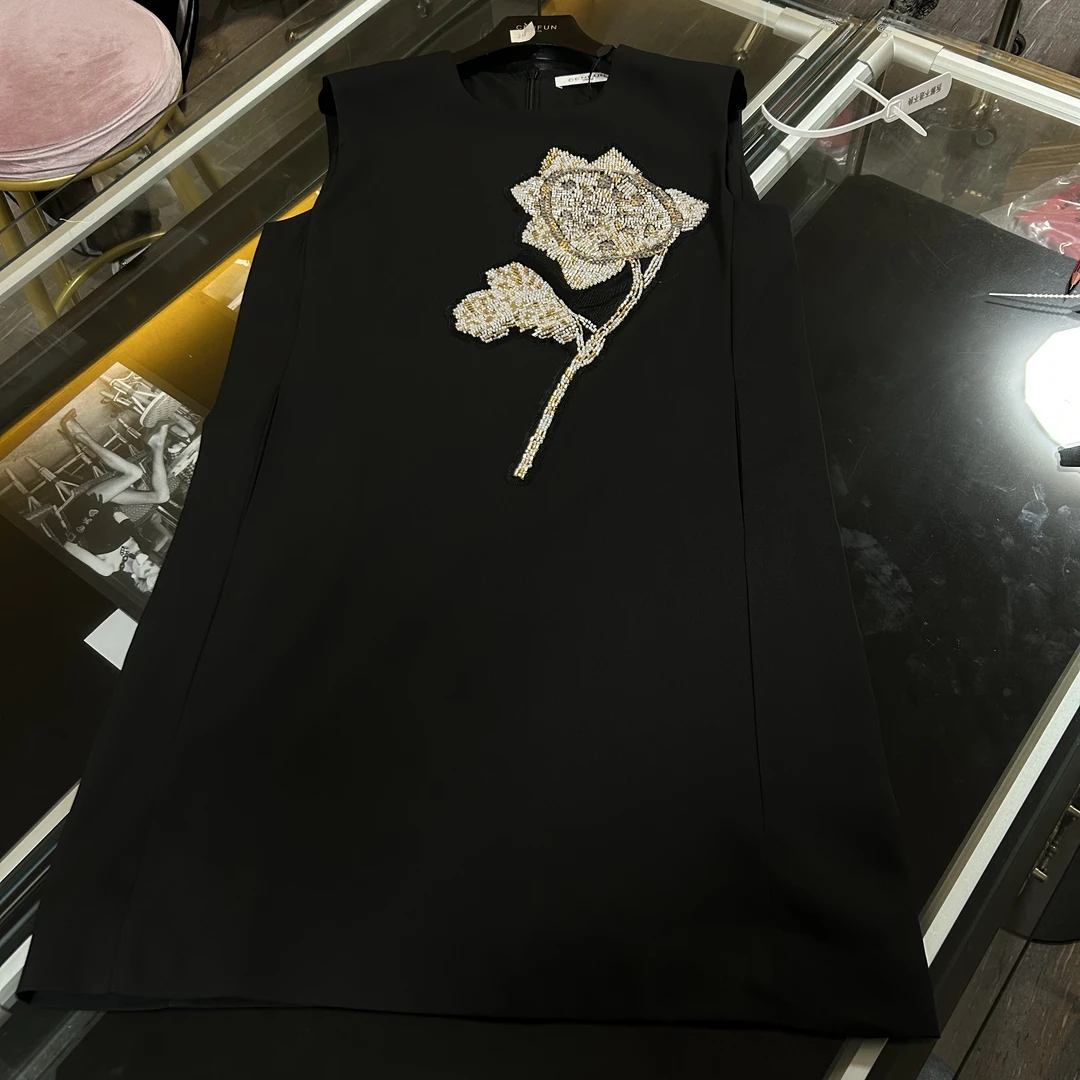 【CENFUN】女装连衣裙旗袍礼服时尚休闲女士夏季黑色E00160