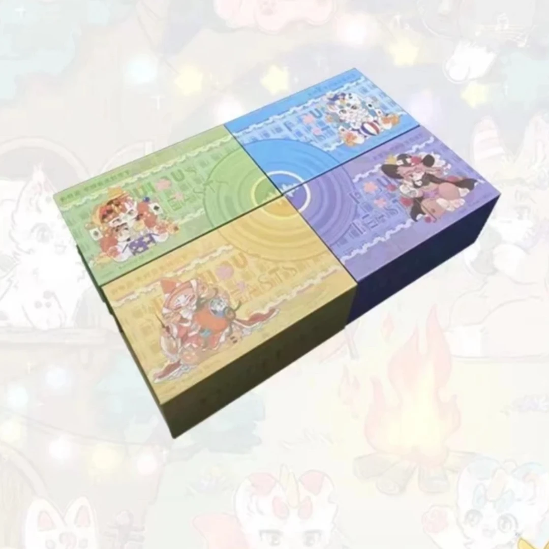 有兽焉毛球音乐狂欢节正版神兽系列主题【整盒】【直邮】【盲盒】