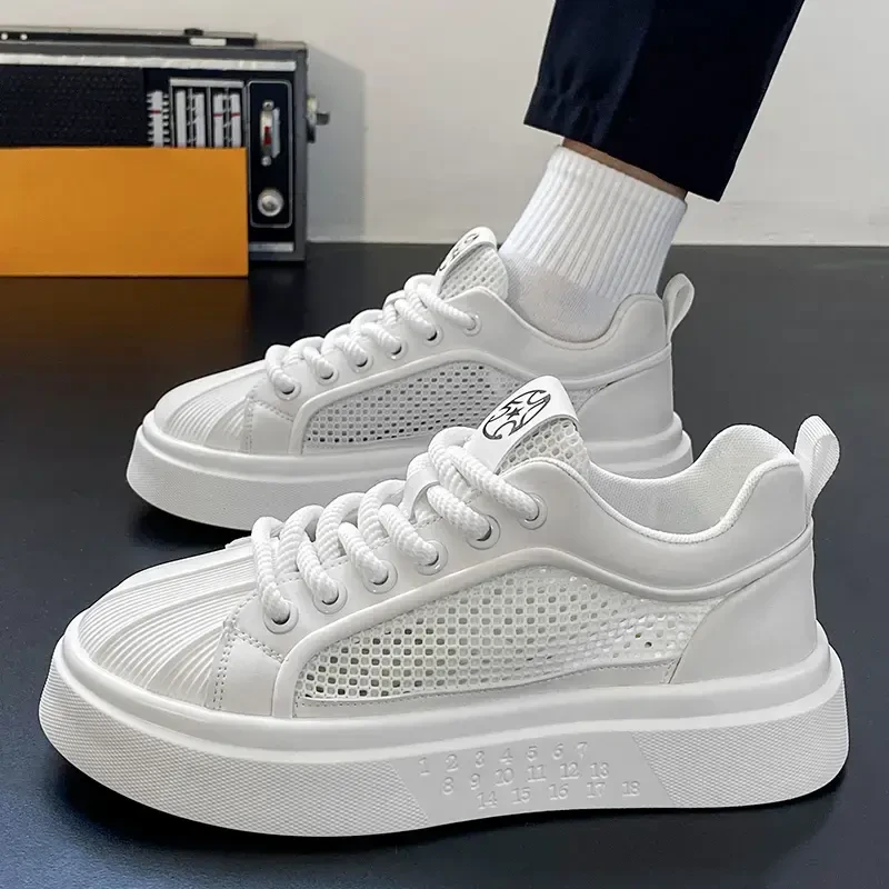 【正品】啄木鸟小白鞋百搭通勤鞋子男潮鞋青少年板鞋透气男鞋夏季防