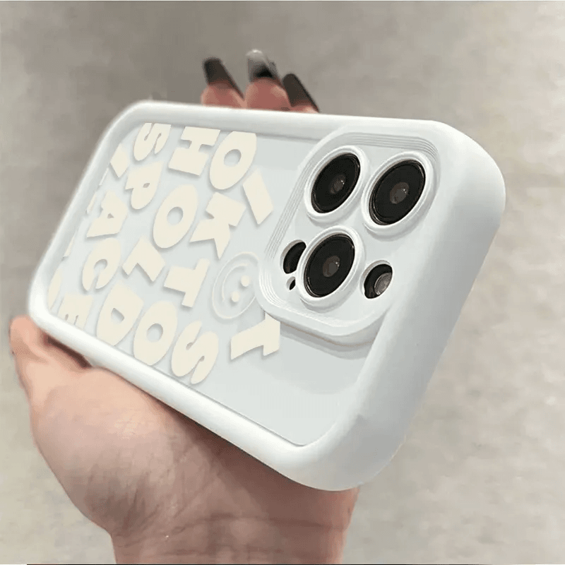 英文笑脸iphone15苹果手机壳14promax防摔13创意全包卡通情侣个性