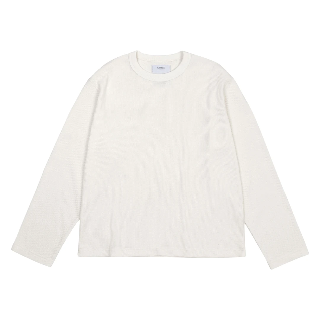 化學製品 阿姆的八英里 华夫格长袖Tee T3_LONGSLEEVES_320G