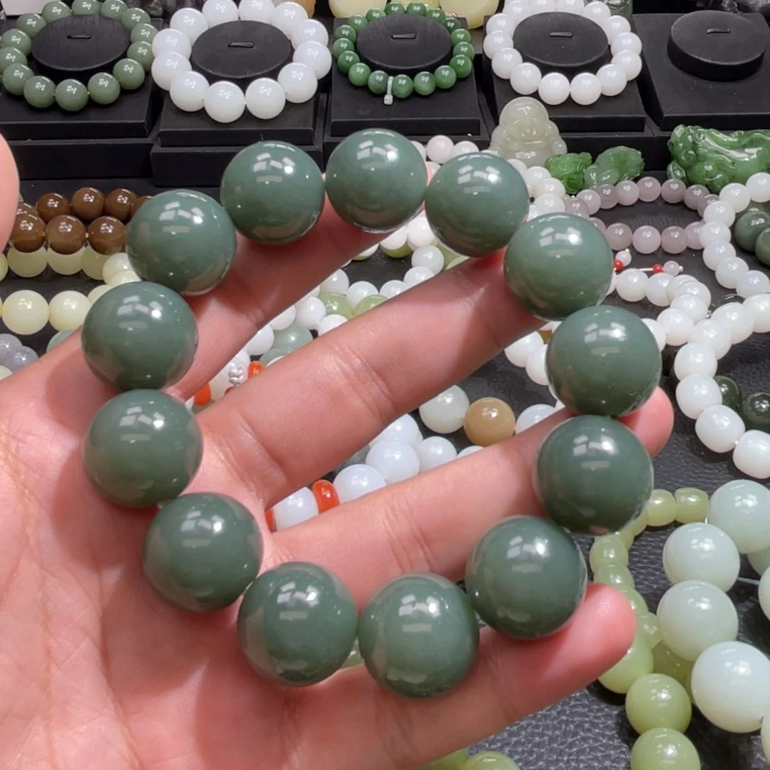 和田玉手链未镶嵌远**远