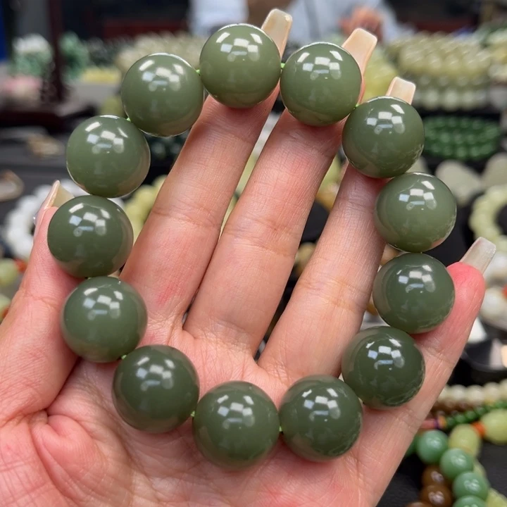 和田玉手链未镶嵌无*