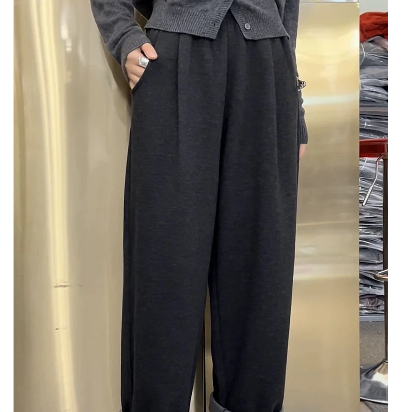 《秀秀精选》10100韩系加绒加厚九分奶奶裤