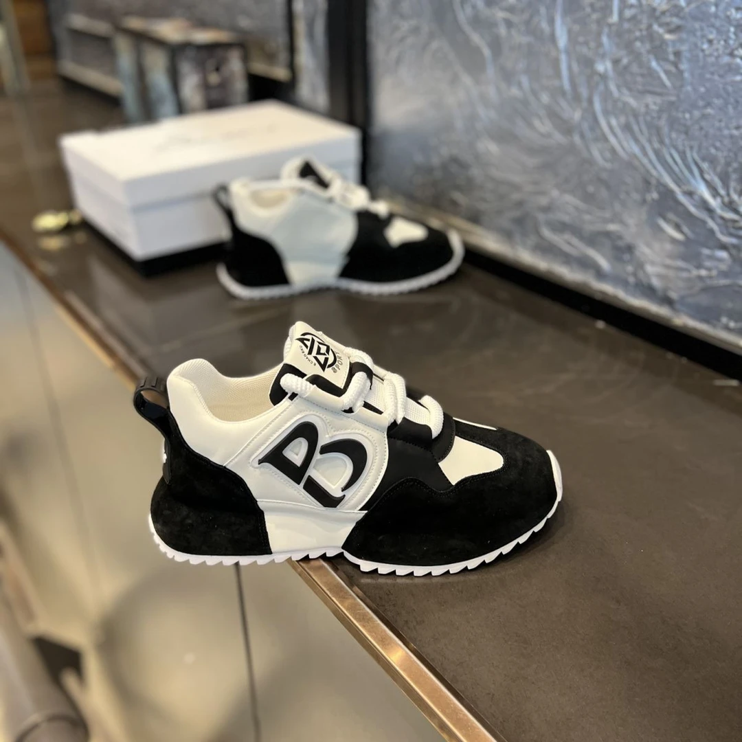 潮款男鞋2023秋季新款舒适增高轻便透气老爹鞋男时尚休闲运动鞋子