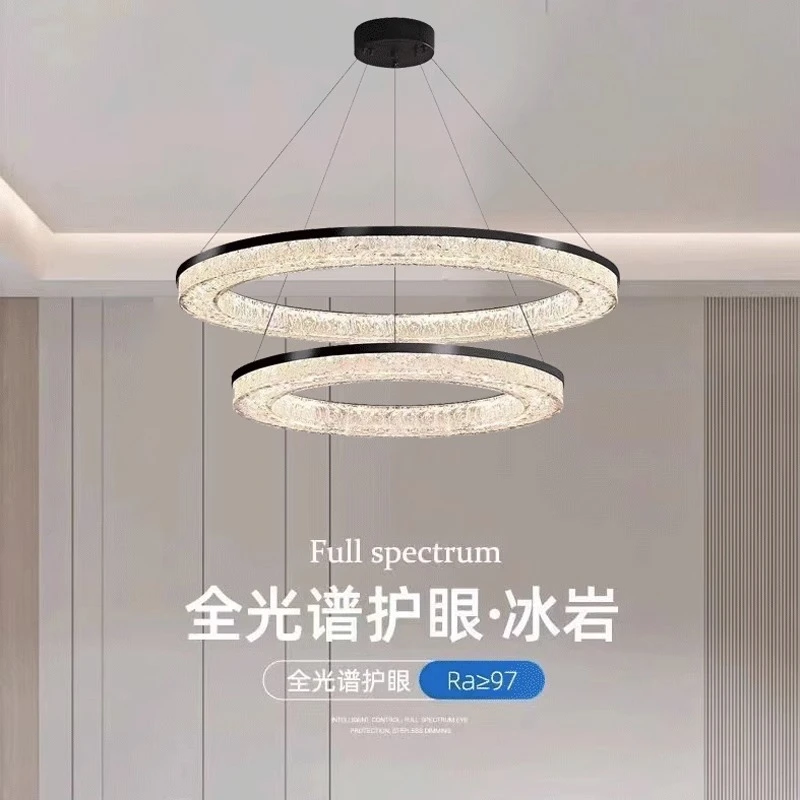 意式客厅吊灯大厅主灯现代简约高级感餐厅2024新款中山艺术灯具