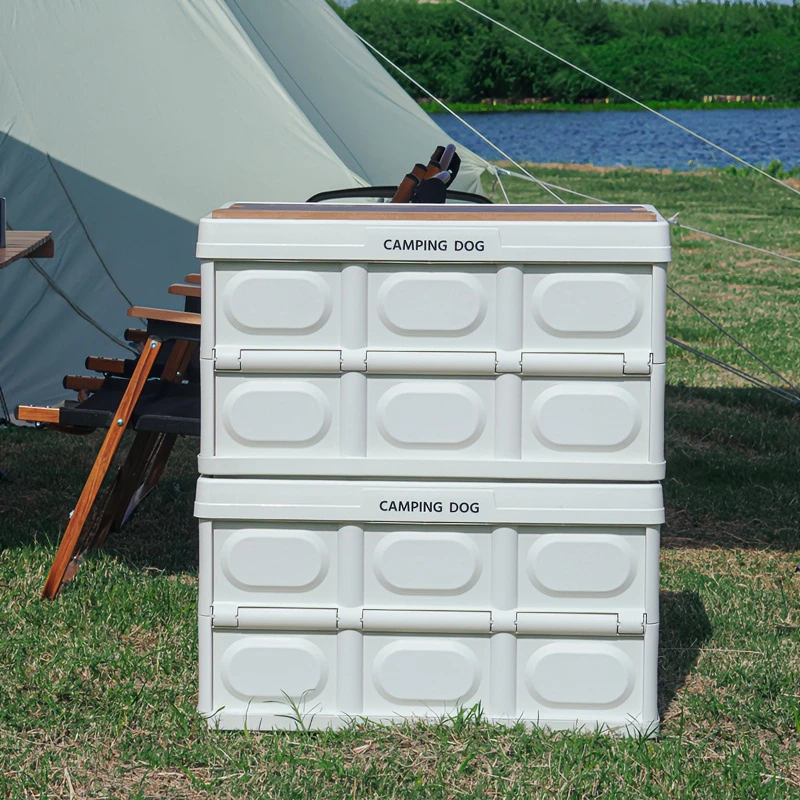 CAMPING DOG 户外露营收纳箱折叠桌野营收纳桌车载野餐实用方便