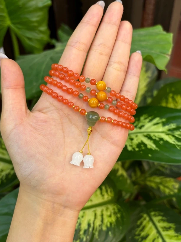 0432南红手串约4mm多样性发其一