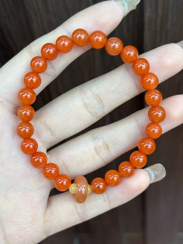0500 南红手串规格约7mm 多样性发其一