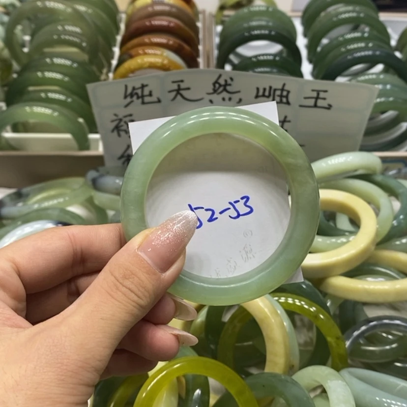 【闪购商品】蛇纹石玉手镯未镶嵌119