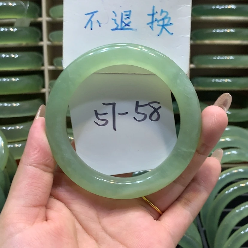 【闪购商品】蛇纹石玉手镯未镶嵌手镯x 3