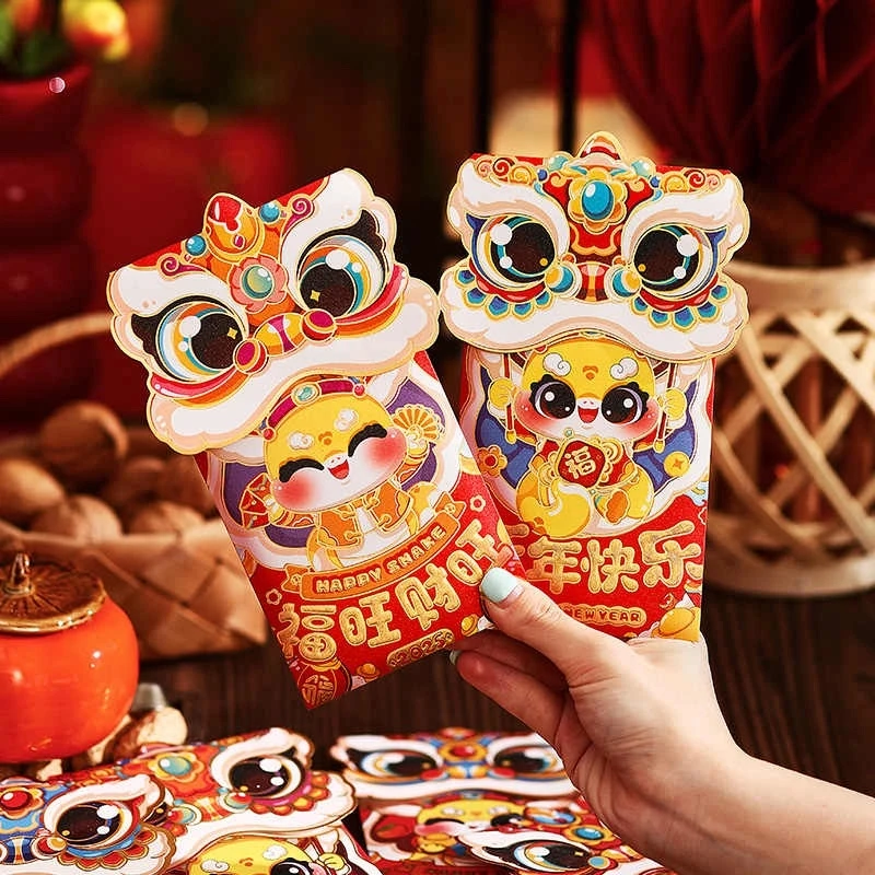 【96个】新款创意红包袋新年卡通立体利是封过年春节通用压岁钱包