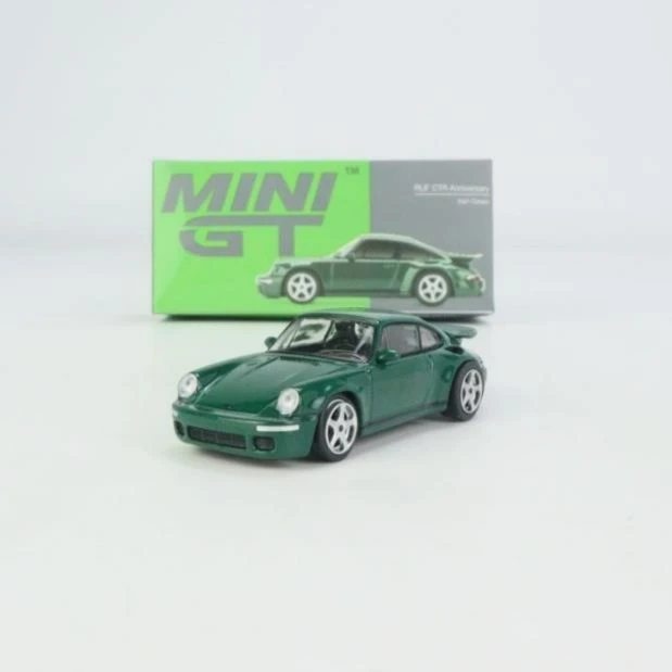 MINI GT 1:64 保时捷 鲁夫 RUF CTR Anniversary Irish合金车模型