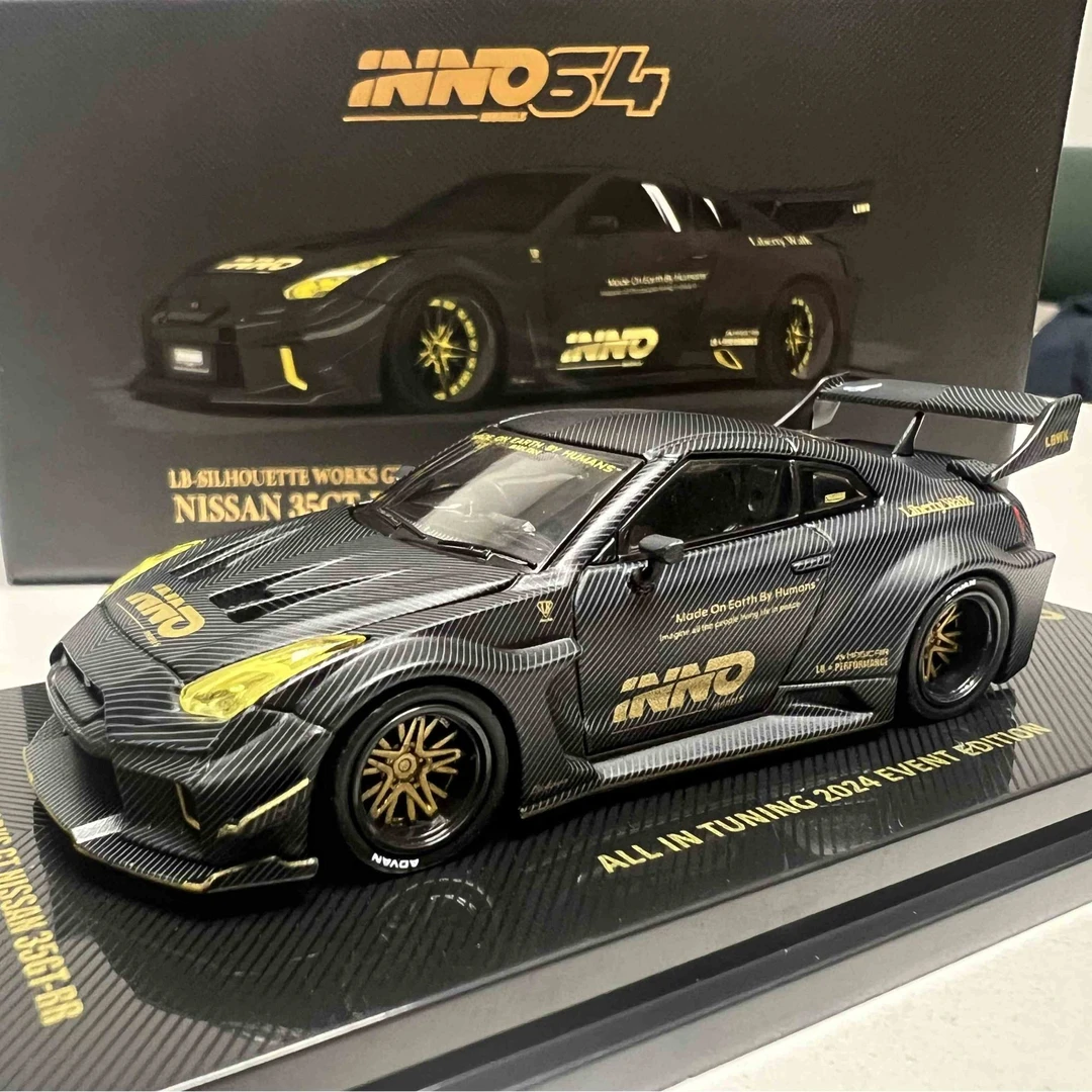 INNO 1:64 佛山展会限定2024 日产 GTR 35GT-RR 全新 合金车模型
