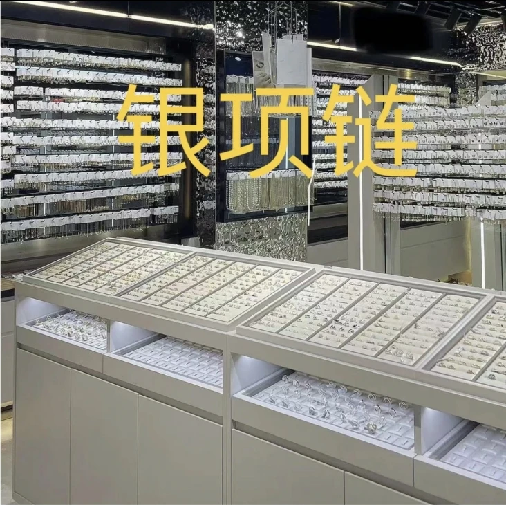 足银银制品 银坠链【9999足银】多款式爆款轻奢百搭银饰品手项链
