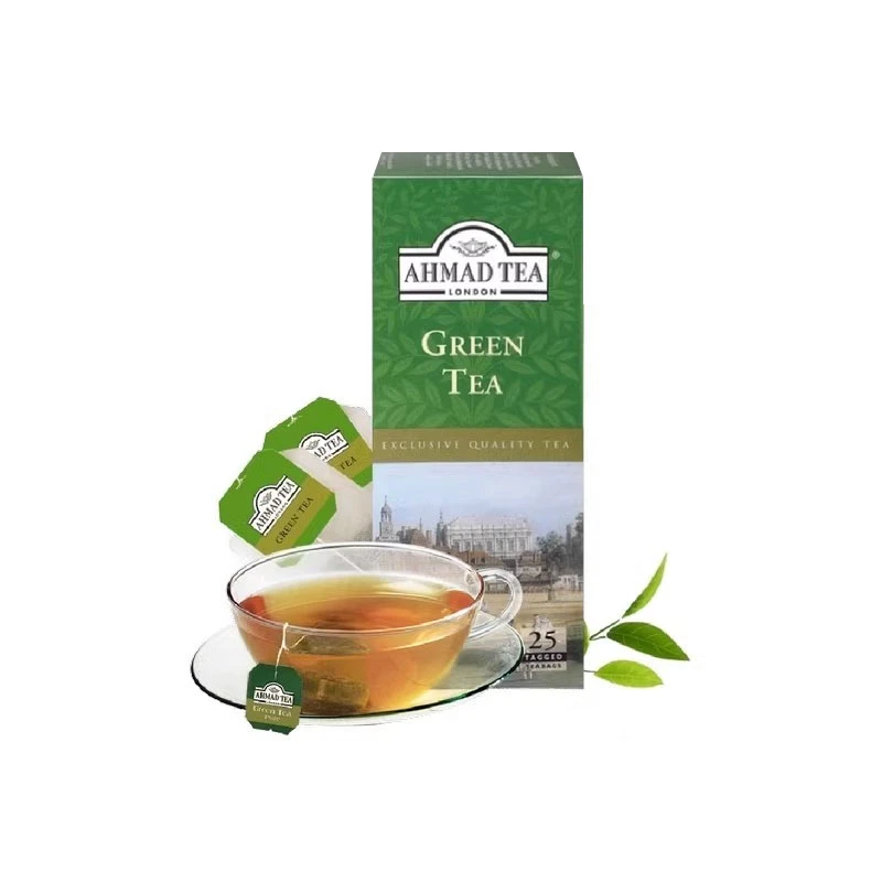 亚曼 原味绿茶Green Tea 英国原装进口简装25包袋泡茶叶原叶裸包