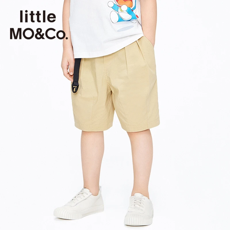 littlemoco童装22夏装新款男童百搭休闲松紧腰短裤子#KBB2SOT023