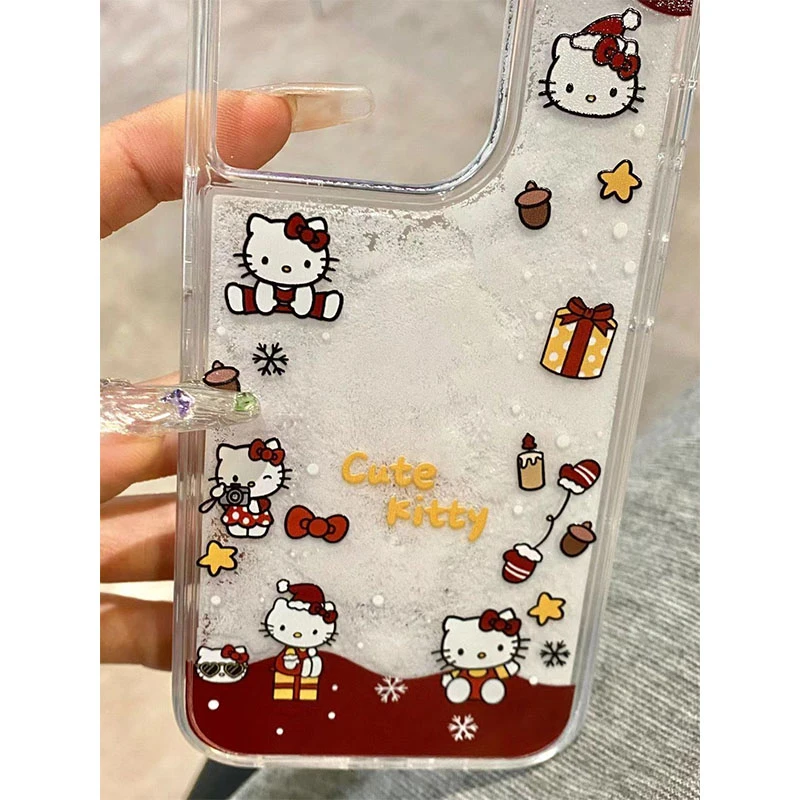 圣诞氛围感可爱猫咪iPhone15promax苹果14/13/12手机壳xs/xr新款7