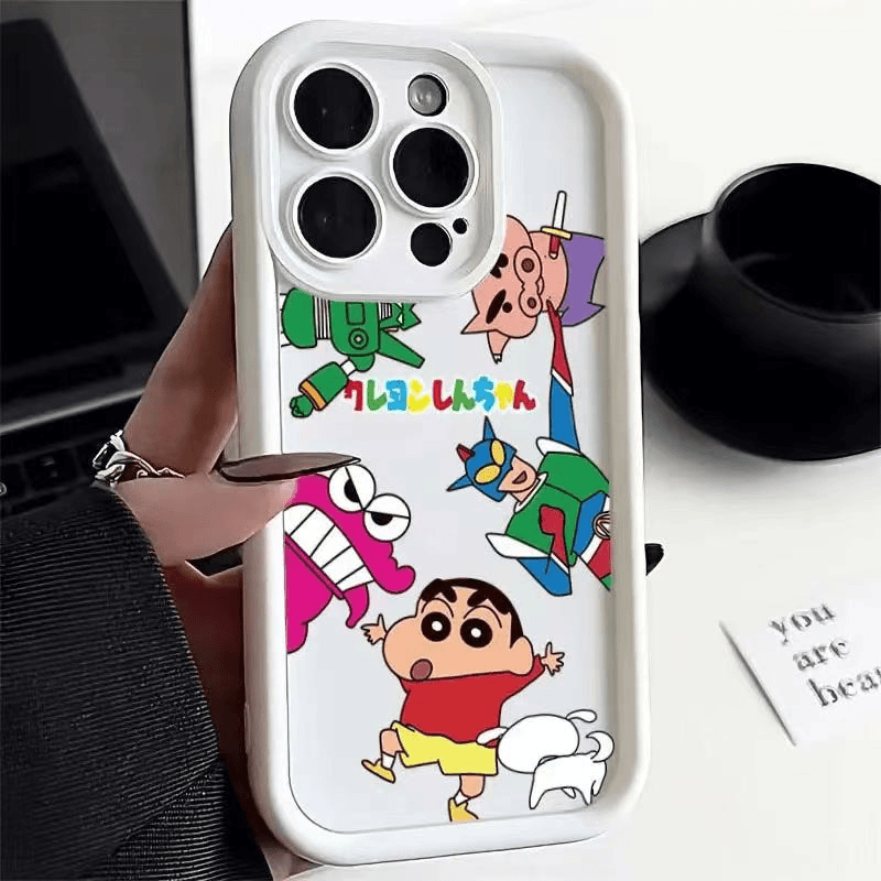 新款防摔蜡笔小新适用苹果14手机壳iphone13promax12/11硅胶7/8