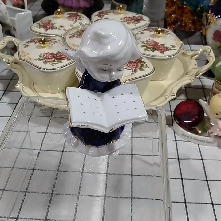 【闪购商品】陶瓷摆件麦***猫