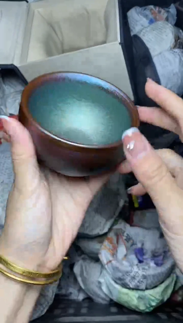 【闪购商品】茶盏糖果 将军 青蓝 盏三疯建盏茶器