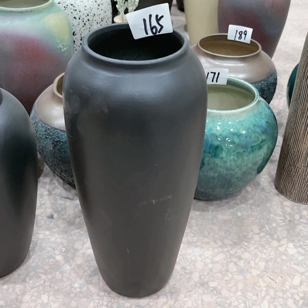 【闪购商品】陶瓷瓶微瑕165高34口9