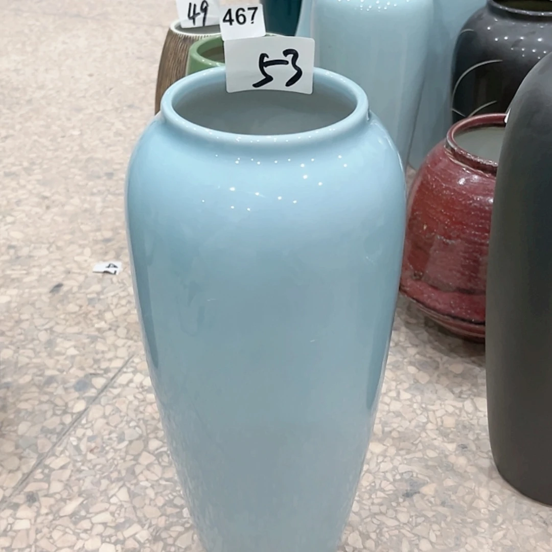 【闪购商品】陶瓷瓶微瑕53高34口9