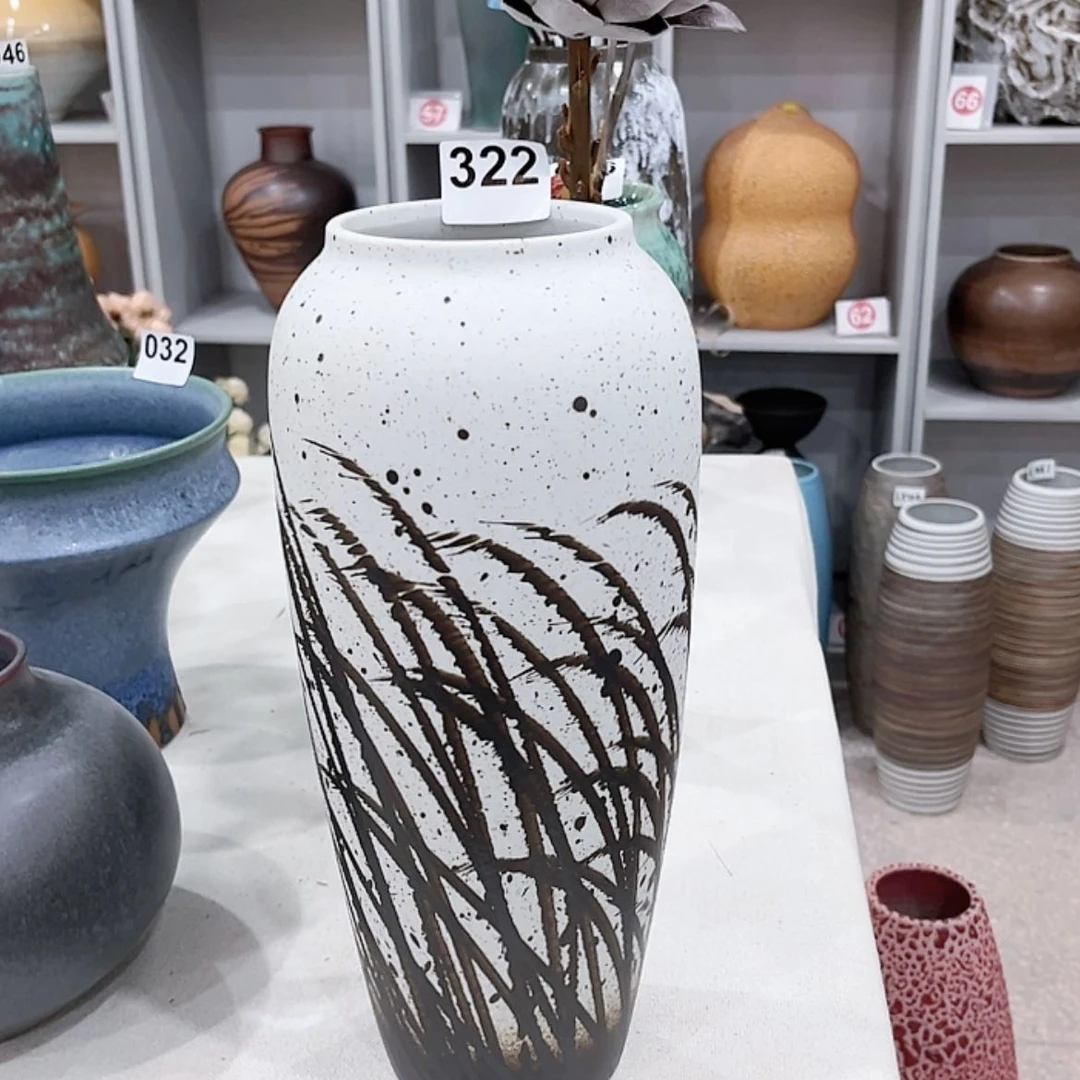 【闪购商品】陶瓷瓶322高34口9