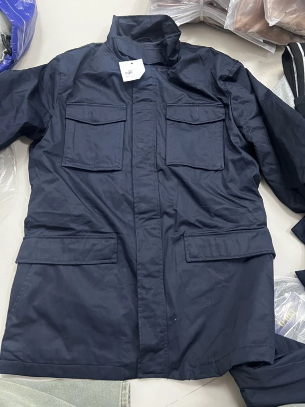 他国大牌多口袋长款外套