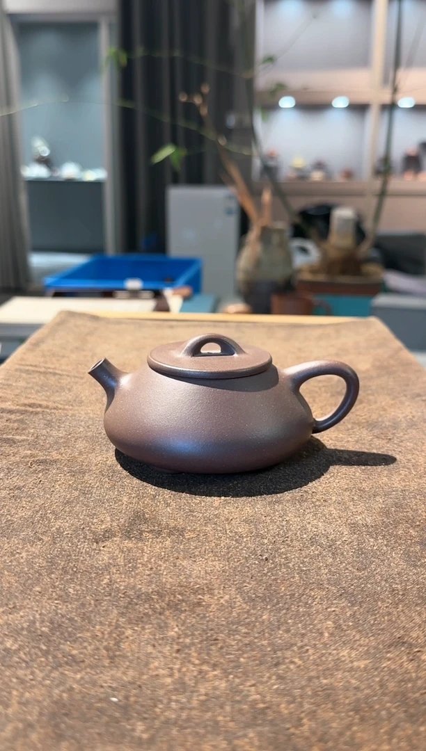 【闪购商品】好壶气 四号井紫泥韵瓢紫砂壶