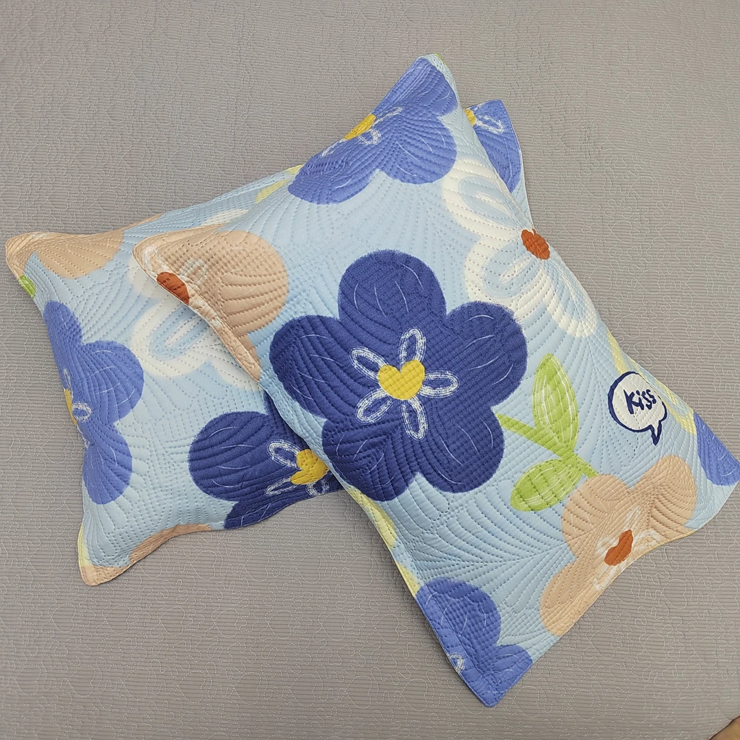 【枕套】四季通用 亲肤加厚三层枕套 双人 单人宿舍枕皮绗缝