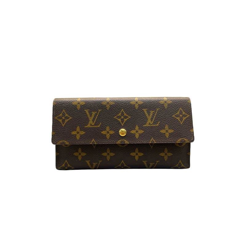 修复品LouisVuitton/路易威登经典老花金豆豆钱包小金豆8901