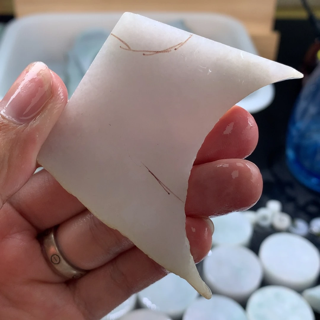 翡翠颈饰未镶嵌料子