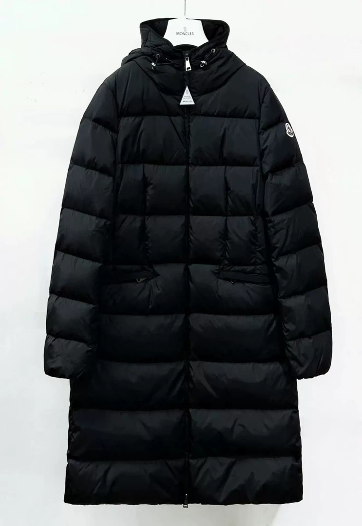 全新未使用 MONCLER AVOCETTE长款带帽女士防寒羽绒服1C00021