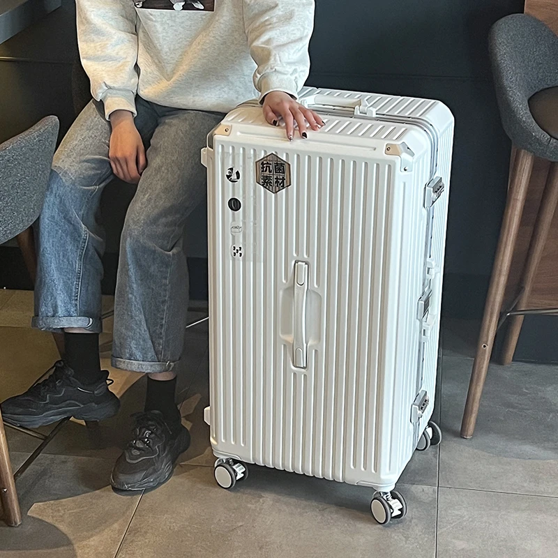 大容量37分铝框行李箱万向轮学生密码旅行箱拉杆箱结实耐用皮箱子