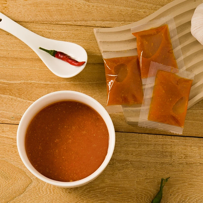 潮汕辣椒酱烧椒酱小包独立包装火锅蘸料调料峡山水辣椒辣沙茶品