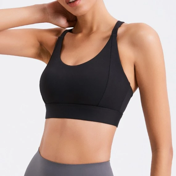 DA7舞蹈固定杯背心美背搭扣一体式运动背心