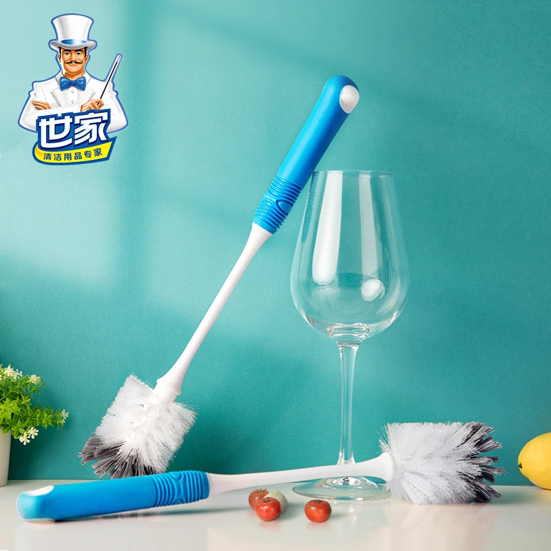 MR.SIGA/世家长柄杯刷软胶手柄奶瓶刷茶杯保温杯水杯清洁刷清洗刷