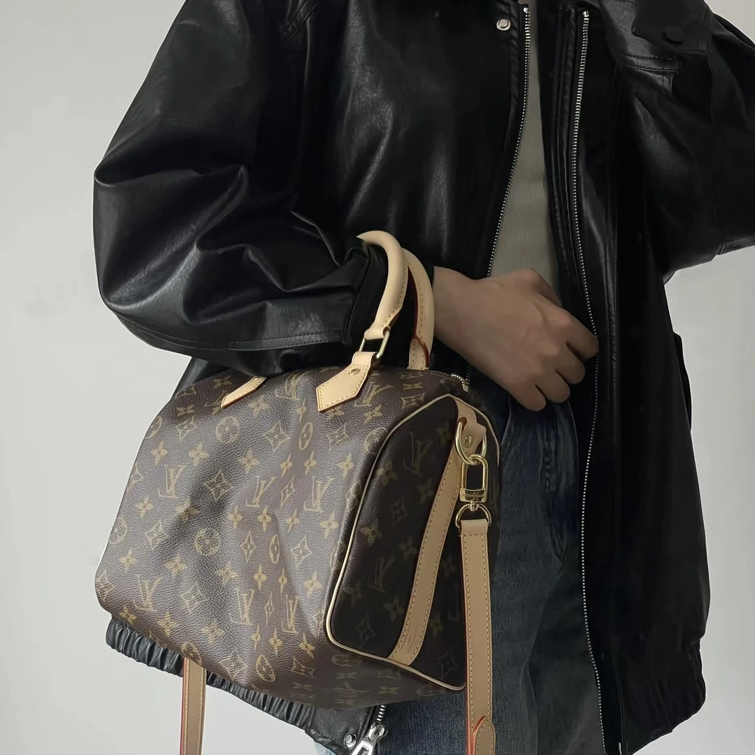 95新 LouisVuitton/路易威登 LV老花25肩带斜挎包972505