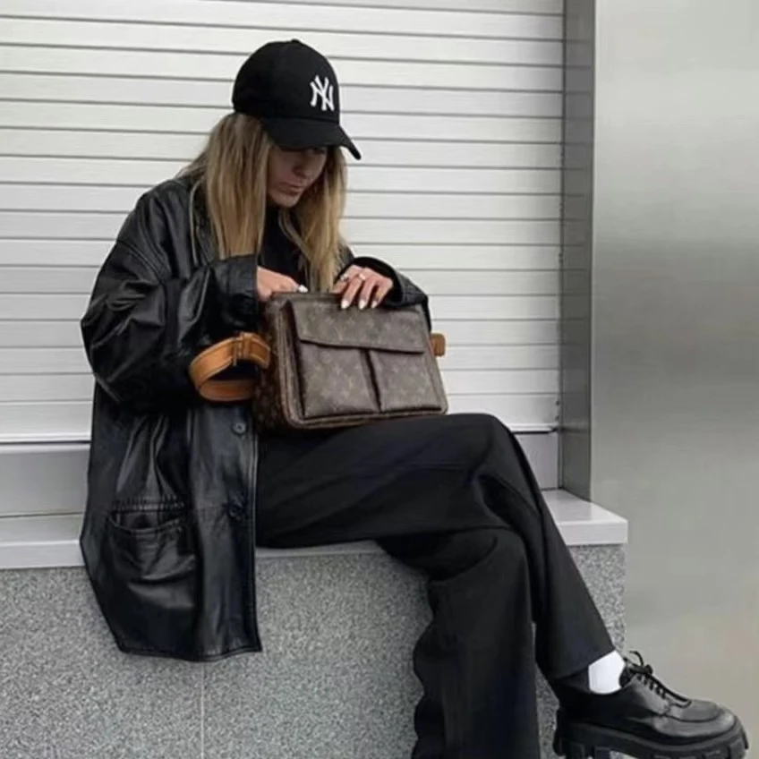 95新 LouisVuitton/路易威登 LV 中骆驼单肩包xj-572