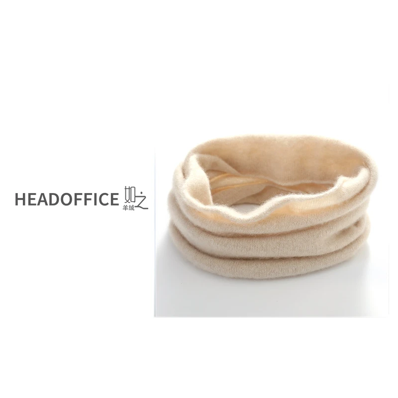 『价格已开』粉丝福利·简约百搭纯山羊绒围脖帽子两用男女通用款