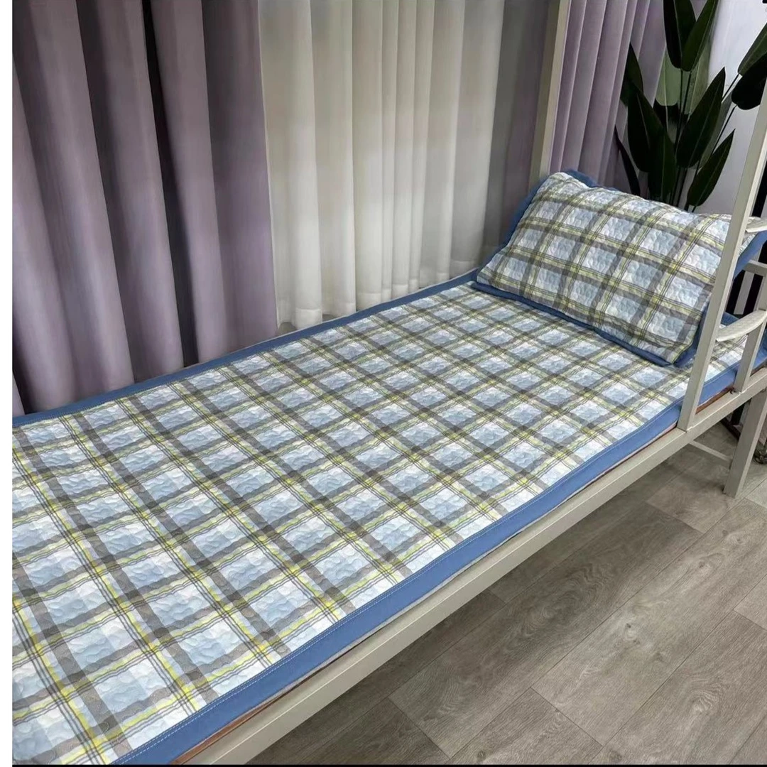 单人床盖学生垫家用沙发垫飘窗垫机洗防滑透气双色双面吸汗轻奢