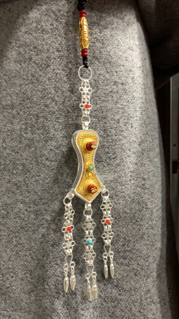 合金亚克力婚庆饰品 新款藏族女士藏装配饰腰牌时尚民族饰品设计