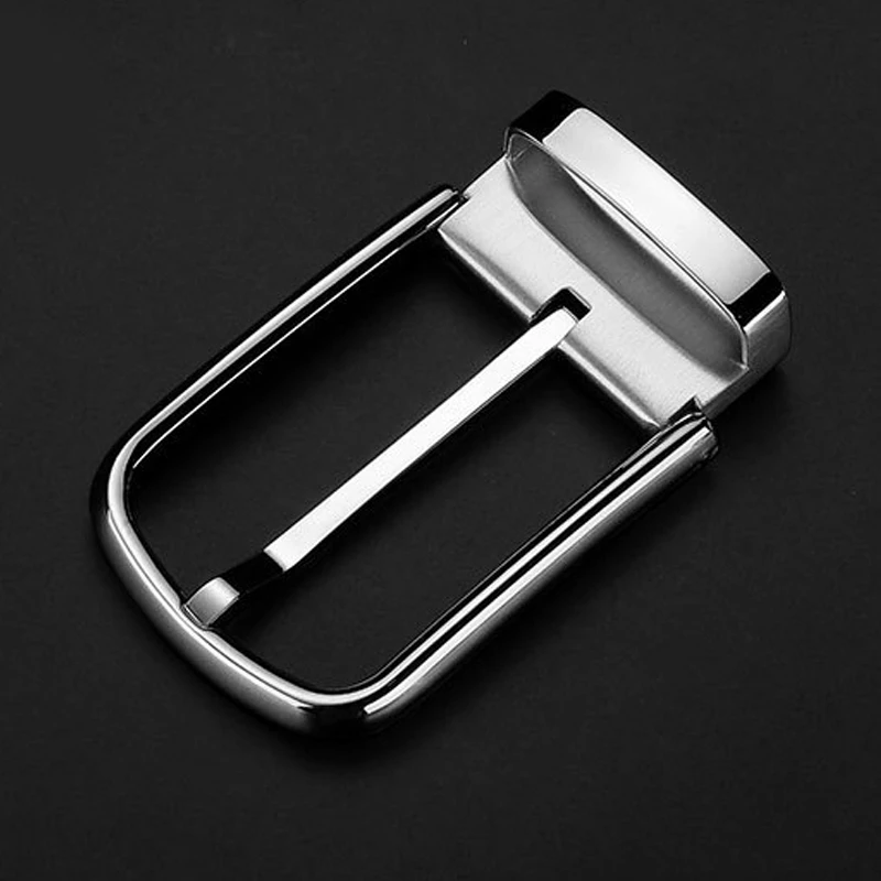 高档男款针扣3.5不锈钢皮带扣头裤带头防过敏腰带配件耐用中青年