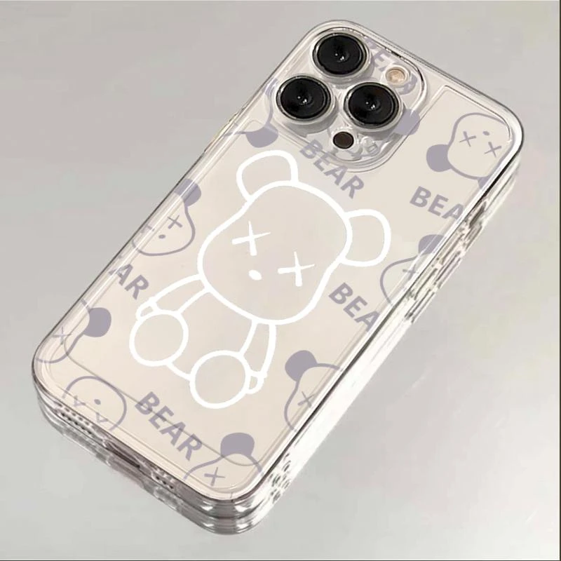 【专享0.01】暴力小熊苹果15手机壳iphone14promax简约13/12透明