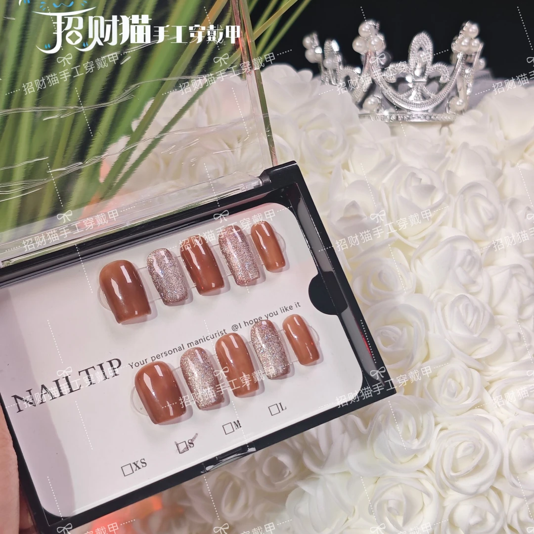 《相爱银河》设计师纯爱款新品系列纯手工穿戴甲定制美甲成品穿戴甲