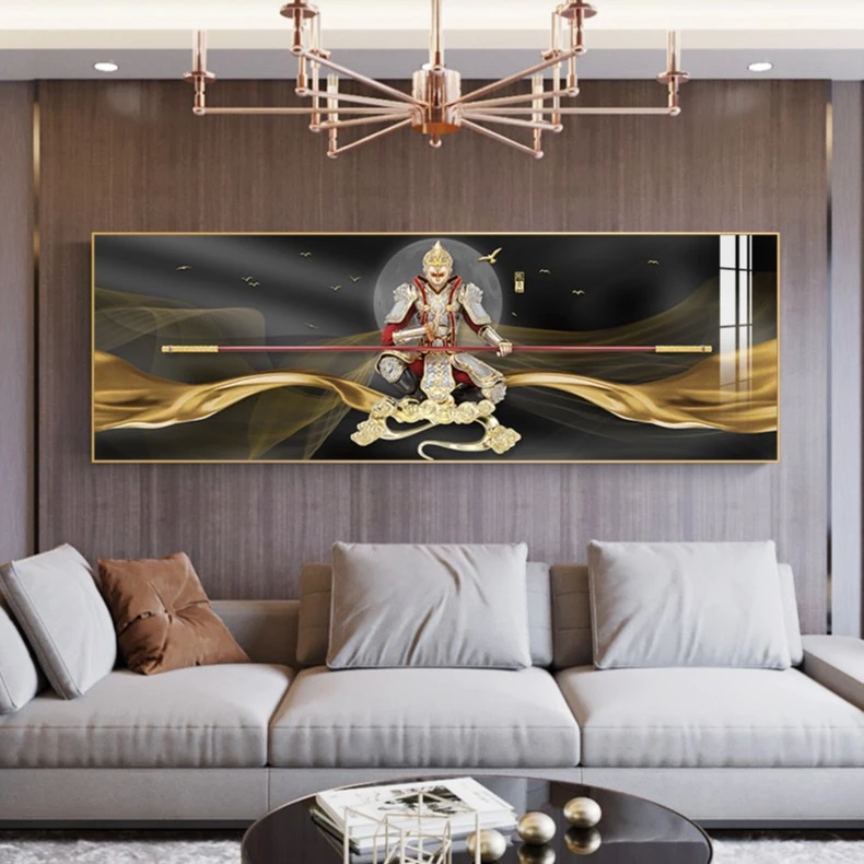 艺环宇【严选dkt】立体镶钻装饰画大气孙悟空挂画斗战胜佛沙发画
